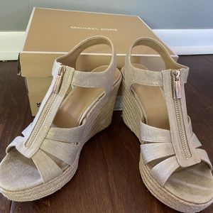 Michael Kors Berkeley Wedges- Size 7.5